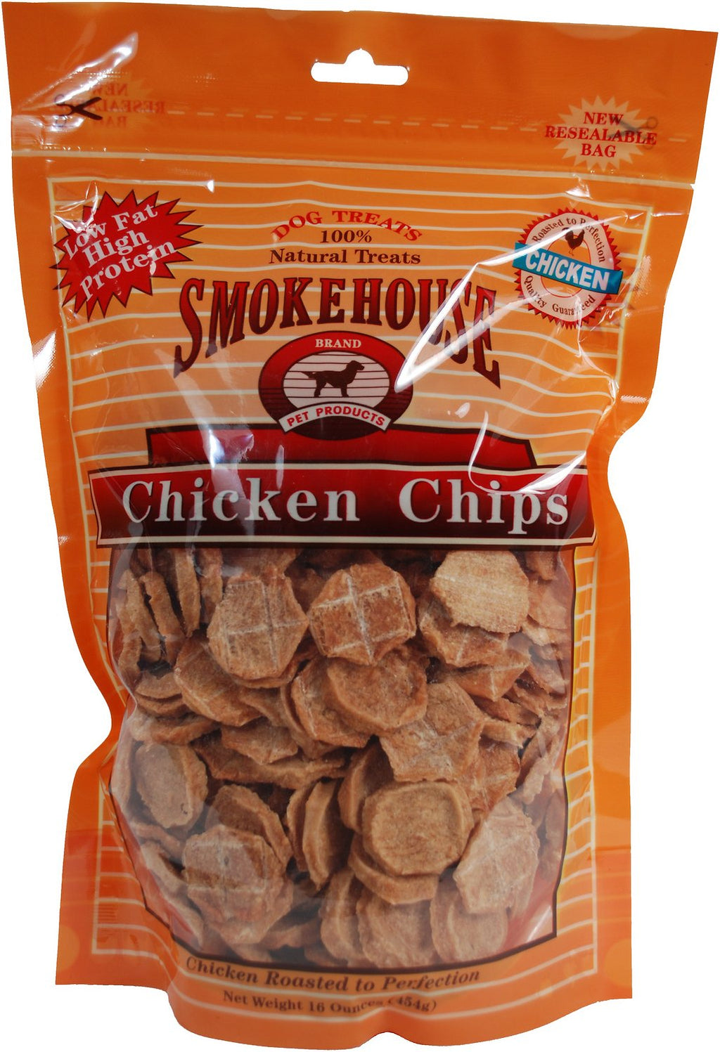 Smokehouse Chicken Chips Dogs Treats, Small, 16 Ounce, 6 Pack - 